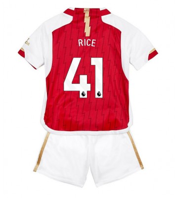 Maillot de foot Arsenal Declan Rice #41 Domicile enfant 2023-24 Manches Courte (+ pantalon court)